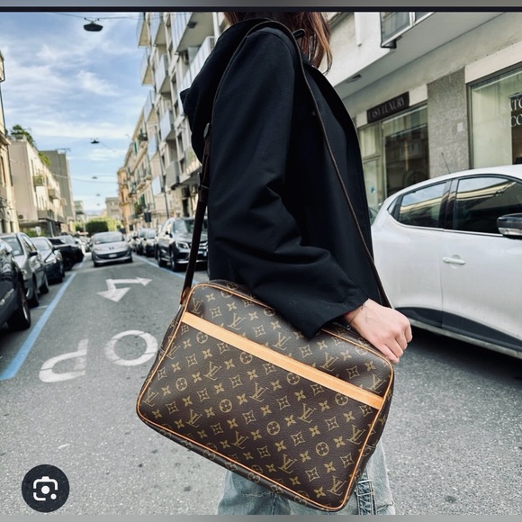 🏅NEVER USED🏅Louis Vuitton Monogram Reporter GM Shoulder Bag - Picture 3 of 12